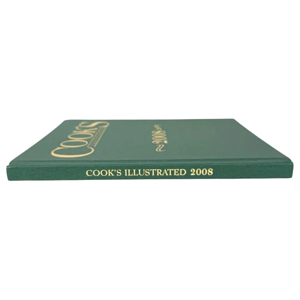 Cooks‎ Illustrated 2008 Annual Cookbook Hardcover Bound Volume Complete Year